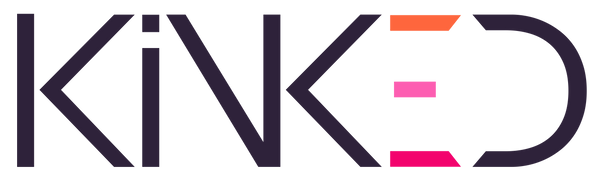 Logo with the text 'KiND' in a stylized font with colorful elements.